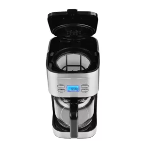 KALORIK 12-Cup Stainless Steel Programmable Digital Coffee Maker