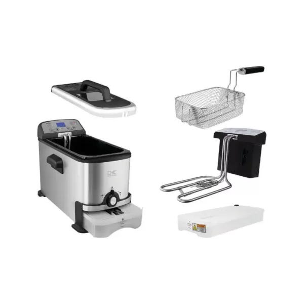 KALORIK Digital Deep Fryer with Oil Filtration