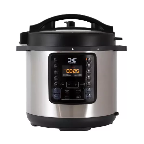 KALORIK 10-in-1 Multi Use 8 Qt. Stainless Steel Electric Pressure Cooker