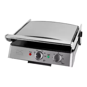 KALORIK Eat Smart 200 sq. in. Stainless Steel Non-Stick Indoor Grill