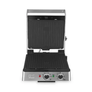 KALORIK Eat Smart 200 sq. in. Stainless Steel Non-Stick Indoor Grill