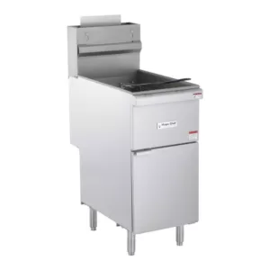 Magic Chef 20.80 Qt. 40 lbs. Stainless Steel Natural Gas Commercial Fryer