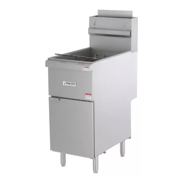 Magic Chef 35 Qt. Stainless Steel Commercial Propane Gas Fryer