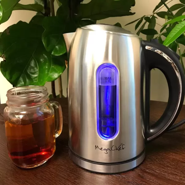 MegaChef 1.7 l Stainless Steel Electric Tea Kettle