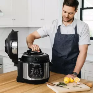 NINJA Foodi Deluxe 8 qt. Black Electric Pressure Cooker and Air Fryer