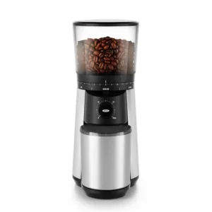 OXO 16 oz. Stainless Steel Conical Coffee Grinder with Adjustable Settings