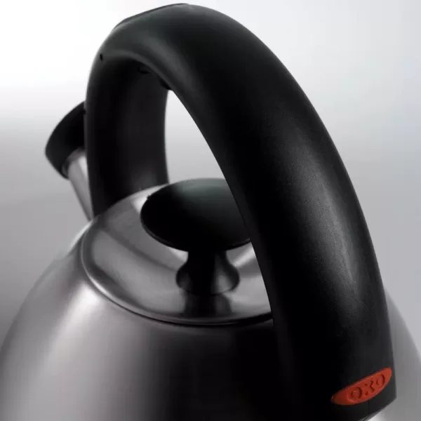 OXO Good Grips Click-Click 8.4-Cup Brushed Stainless Steel Tea Kettle