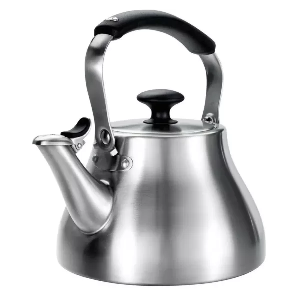 OXO Good Grips Classic 6.8-Cup Brushed Stainless Steel Tea Kettle