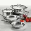 Tramontina Gourmet Prima 8-Piece Stainless Steel Cookware Set