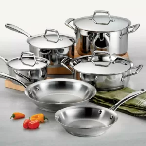 Tramontina Gourmet Prima 10-Piece Stainless Steel Cookware Set