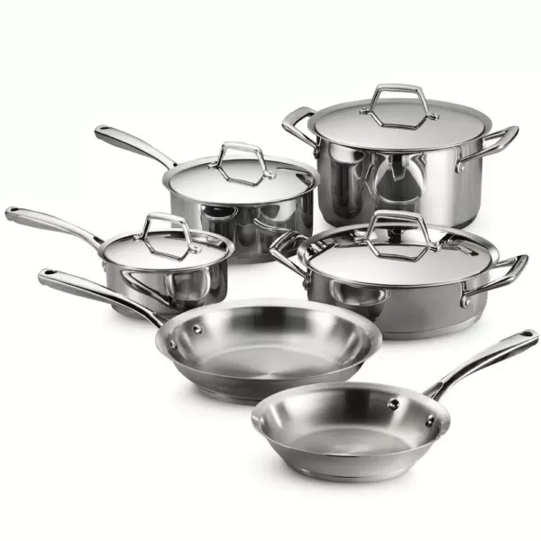 Tramontina Gourmet Prima 10-Piece Stainless Steel Cookware Set