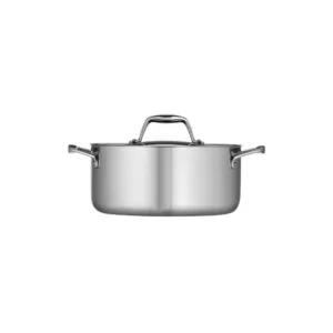 Tramontina Gourmet Tri-Ply Clad 5 qt. Round Stainless Steel Dutch Oven with Lid