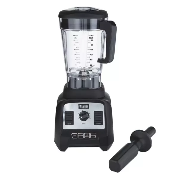 Weston Pro Series 64 oz. 10-Speed Black Blender with 4 Preprogrammed Settings