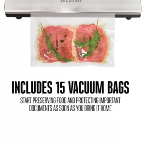 Weston Professional Advantage Stainless Steel Food Vacuum Sealer