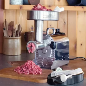 Weston Pro Series #8 0.75 HP Stainless Steel Electric Meat Grinder