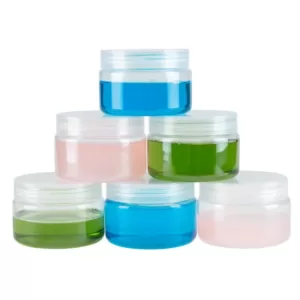 Stalwart 4 oz. Clear Plastic Jar with Foam Liner (6-Pack)