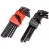 Stalwart Steel Long Arm Combo SAE and Metric Hex Key Set (22-Piece)