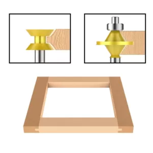 Stalwart Tungsten Tongue and Groove Bit Set with Wood Storage Box (2-Piece)