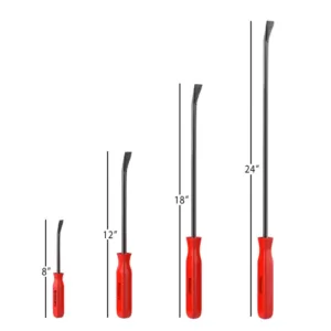 Stalwart Steel Pry Bar Set (4-Piece)