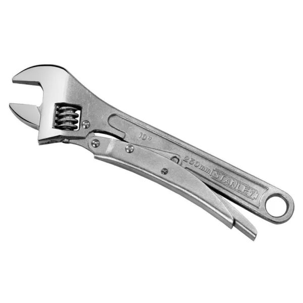 Stanley MaxGrip 10 in. Locking Adjustable Wrench