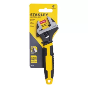 Stanley 6 in. MaxSteel Adjustable Wrench