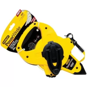 Stanley 100 ft. PowerWinder Tape Measure