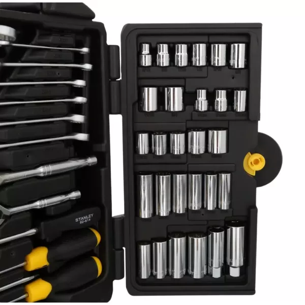 Stanley 1/4 in. & 3/8 in. Drive  SAE  Mechanics Tool Set (150-Piece)