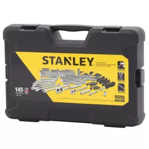 Stanley 1/4 in. & 3/8 in. Drive  SAE  Mechanics Tool Set (145-Piece)