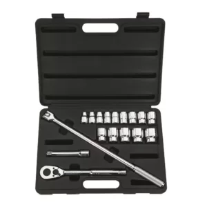 Stanley 1/2 in. Drive SAE Socket Set (17-Piece)