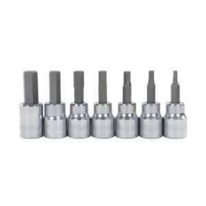 Stanley 3/8 in. Metric Hex Bit Socket Set (7-Piece)