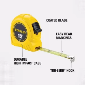 Stanley 12 ft. x 1/2 in. Tape Measure