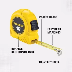 Stanley 16 ft. x 3/4 in. Tape Measure