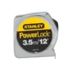 Stanley PowerLock 3.5m/12 ft. x 1/2 in. Tape Measure (Metric/English Scale)