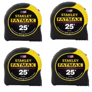 Stanley FATMAX 25 ft. x 1-1/4 in. Tape Measure (4-Pack)