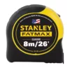 Stanley 8m / 26 ft. FATMAX Tape Measure (Metric / English Scale)