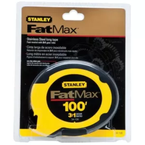 Stanley FATMAX 100 ft. x 3/8 in. Tape Measure