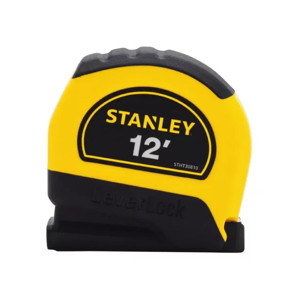 Stanley LeverLock 12 ft. x 1/2 in. Tape Measure