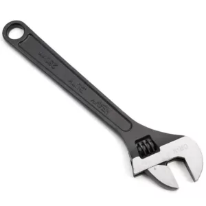 Stark 10 in. Slim Black Chrome Vanadium Steel Oxidized Finish Adjustable Wrench