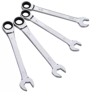 Stark ELITE X-Large SAE Combination Ratcheting Wrench Set (4-Piece)