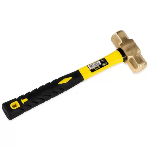 Stark 2 lbs. Brass Sledge Hammer with Fiberglass Handle