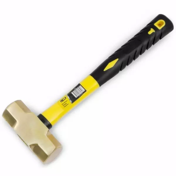 Stark 3 lbs. Brass Sledge Hammer with Fiberglass Handle