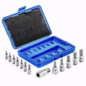 Stark SAE Pro-Grade Hex Allen Bit Socket Set (13-Piece)