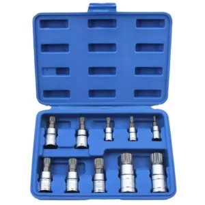 Stark XZN Triple Square Bit Socket Set (10-Piece)