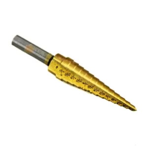 Stark 1/8 in. x 1/2 in. 13-Sizes Titanium Heavy-Impact HSS Step Drill Bit