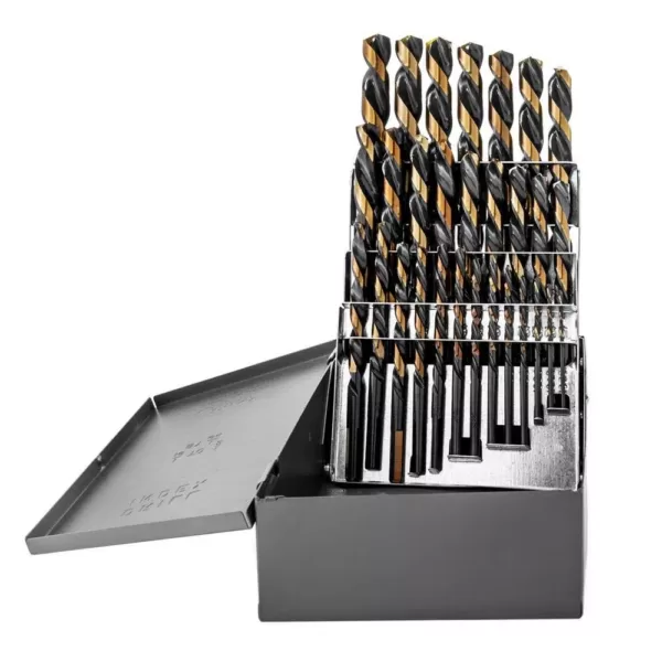 Stark ELITE High Speed Steel Drill Bit Set with Case (29-Piece)