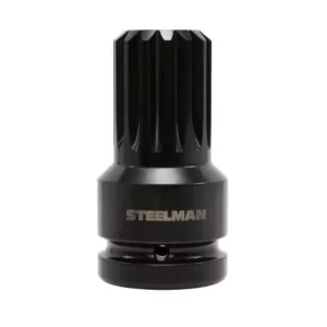 Steelman 1 in. Square Drive (F) to #5 Spline Drive (M) Impact Socket Adapter