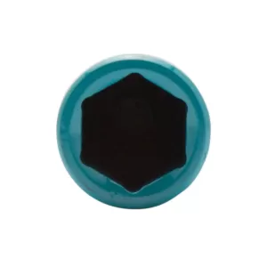 Steelman 1/2 in. Drive 21mm 150 ft./lb. Torque Stick Limiting Socket in Turquoise