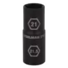 STEELMAN PRO 21 mm x 21.5 mm 1/2 in. Drive 6-Point Thin Wall Impact Flip Socket