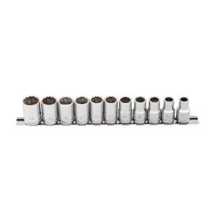 Steelman 1/2 in. Drive 12-Point Metric Socket Set (11-Piece)