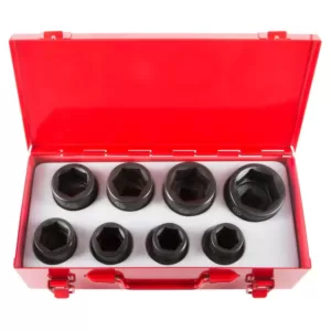 Steelman 3/4 in. Drive 6-Point Metric Impact Socket Set (8-Piece)